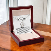 Load image into Gallery viewer, Toi My Daughter Forever Love Necklace and Card Giftset From Mom or Dad
