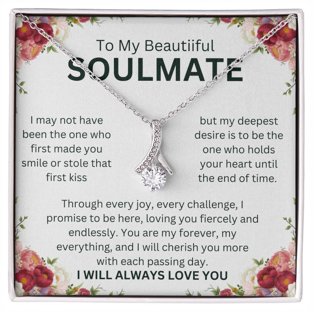 Gift To Soulmate Alluring Beauty Necklace With Gift Card