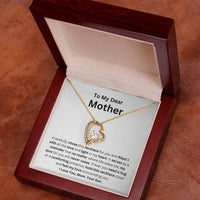 Load image into Gallery viewer, Forever Love Necklace Gift From Son - To My Dear Mother Heartfelt Message Card Gift For Any Occasion - Artistry Imprints
