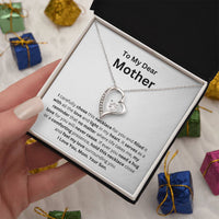Load image into Gallery viewer, Forever Love Necklace Gift From Son - To My Dear Mother Heartfelt Message Card Gift For Any Occasion - Artistry Imprints
