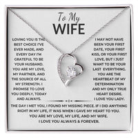 Load image into Gallery viewer, Forever Love Necklace with Message Card - Heartfelt Gift From Husband to Wife - Artistry Imprints
