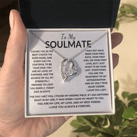 Load image into Gallery viewer, Forever Love Necklace with Message Card - Heartfelt Gift From Soulmate to Soulmate - Artistry Imprints
