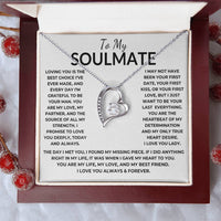 Load image into Gallery viewer, Forever Love Necklace with Message Card - Heartfelt Gift From Soulmate to Soulmate - Artistry Imprints
