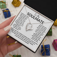 Load image into Gallery viewer, Forever Love Necklace with Message Card - Heartfelt Gift From Soulmate to Soulmate - Artistry Imprints
