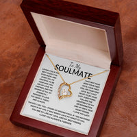 Load image into Gallery viewer, Forever Love Necklace with Message Card - Heartfelt Gift From Soulmate to Soulmate - Artistry Imprints
