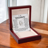 Load image into Gallery viewer, Forever Love Necklace with Message Card - Heartfelt Gift From Soulmate to Soulmate - Artistry Imprints
