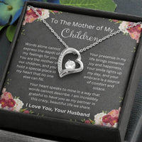 Load image into Gallery viewer, Forever Love Necklace with Mother Of My Children Message Card Gift for Wife or Soulmate - Artistry Imprints
