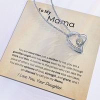 Load image into Gallery viewer, From Daughter To Mama Forever Love Necklace - Mothers Day Gift, Birthday Gift, Christmas Gift, Valentines Day Gift - Artistry Imprints
