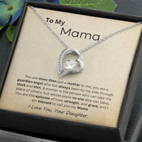 Load image into Gallery viewer, From Daughter To Mama Forever Love Necklace - Mothers Day Gift, Birthday Gift, Christmas Gift, Valentines Day Gift - Artistry Imprints
