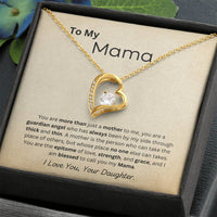 Load image into Gallery viewer, From Daughter To Mama Forever Love Necklace - Mothers Day Gift, Birthday Gift, Christmas Gift, Valentines Day Gift - Artistry Imprints
