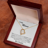 Load image into Gallery viewer, From Daughter To Mother Gift with Forever Love Necklace and Mama Understands Me Card - Artistry Imprints
