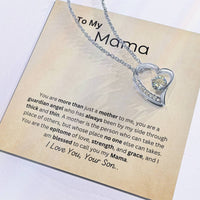 Load image into Gallery viewer, From Son To Mama Forever Love Necklace - Mothers Day Gift, Birthday Gift, Christmas Gift, Valentines Day Gift - Artistry Imprints
