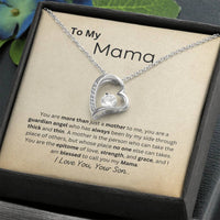 Load image into Gallery viewer, From Son To Mama Forever Love Necklace - Mothers Day Gift, Birthday Gift, Christmas Gift, Valentines Day Gift - Artistry Imprints
