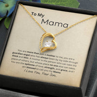 Load image into Gallery viewer, From Son To Mama Forever Love Necklace - Mothers Day Gift, Birthday Gift, Christmas Gift, Valentines Day Gift - Artistry Imprints
