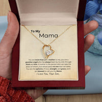 Load image into Gallery viewer, From Son To Mama Forever Love Necklace - Mothers Day Gift, Birthday Gift, Christmas Gift, Valentines Day Gift - Artistry Imprints
