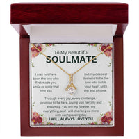 Load image into Gallery viewer, Gift To Soulmate Alluring Beauty Necklace With Gift Card - Artistry Imprints

