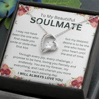 Load image into Gallery viewer, Gift To Soulmate Forever Love Necklace With Gift Card - Artistry Imprints
