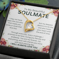 Load image into Gallery viewer, Gift To Soulmate Forever Love Necklace With Gift Card - Artistry Imprints
