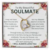 Load image into Gallery viewer, Gift To Soulmate Forever Love Necklace With Gift Card - Artistry Imprints
