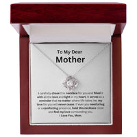 Load image into Gallery viewer, Love Knot Necklace Gift - To My Dear Mother Heartfelt Message Card Gift For Any Occasion - Artistry Imprints
