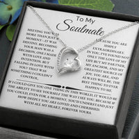 Load image into Gallery viewer, Soulmate Giftset Forever Love Necklace with Message Card - Artistry Imprints
