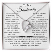 Load image into Gallery viewer, Soulmate Giftset Forever Love Necklace with Message Card - Artistry Imprints
