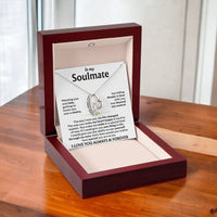 Load image into Gallery viewer, Soulmate Giftset With Forever Love Necklace and Heartfelt Card - Artistry Imprints
