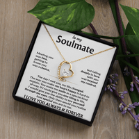 Load image into Gallery viewer, Soulmate Giftset With Forever Love Necklace and Heartfelt Card - Artistry Imprints
