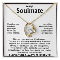 Load image into Gallery viewer, Soulmate Giftset With Forever Love Necklace and Heartfelt Card - Artistry Imprints
