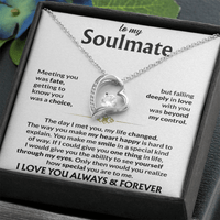 Load image into Gallery viewer, Soulmate Giftset With Forever Love Necklace and Heartfelt Card - Artistry Imprints
