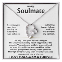Load image into Gallery viewer, Soulmate Giftset With Forever Love Necklace and Heartfelt Card - Artistry Imprints
