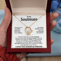 Load image into Gallery viewer, Soulmate Giftset With Forever Love Necklace and Heartfelt Card - Artistry Imprints
