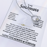 Load image into Gallery viewer, Soulmate Giftset With Forever Love Necklace and Heartfelt Card - Artistry Imprints
