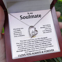 Load image into Gallery viewer, Soulmate Giftset With Forever Love Necklace and Heartfelt Card - Artistry Imprints
