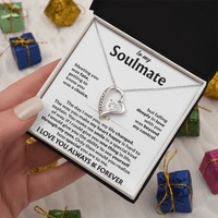 Load image into Gallery viewer, Soulmate Giftset With Forever Love Necklace and Heartfelt Card - Artistry Imprints
