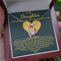 Load image into Gallery viewer, To My Daughter From Mom Forever Love Necklace with Love Card Giftset - Artistry Imprints
