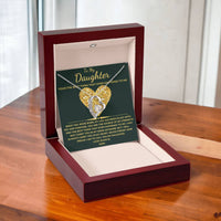 Load image into Gallery viewer, To My Daughter From Mom Forever Love Necklace with Love Card Giftset - Artistry Imprints
