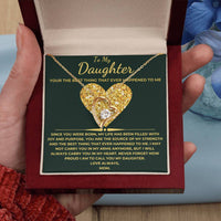 Load image into Gallery viewer, To My Daughter From Mom Forever Love Necklace with Love Card Giftset - Artistry Imprints
