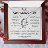 Load image into Gallery viewer, To My Granddaughter Gift From Grandma Forever Love Necklace With Card - Artistry Imprints
