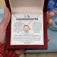 Load image into Gallery viewer, To My Granddaughter Gift From Grandma Forever Love Necklace With Card - Artistry Imprints
