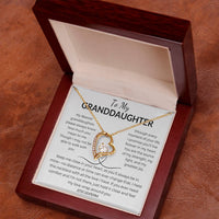Load image into Gallery viewer, To My Granddaughter Gift From Grandma Forever Love Necklace With Card - Artistry Imprints
