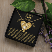 Load image into Gallery viewer, To My Lovely Wife Giftset With Forever Love Necklace and Since I Met You Card - Artistry Imprints
