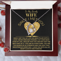 Load image into Gallery viewer, To My Lovely Wife Giftset With Forever Love Necklace and Since I Met You Card - Artistry Imprints
