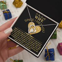 Load image into Gallery viewer, To My Lovely Wife Giftset With Forever Love Necklace and Since I Met You Card - Artistry Imprints
