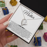 Load image into Gallery viewer, To My Mother Giftset with Forever Love Necklace and Heartfelt Card - Artistry Imprints
