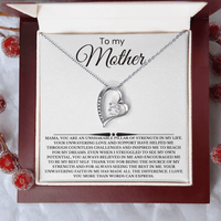 Load image into Gallery viewer, To My Mother Giftset with Forever Love Necklace and Heartfelt Card - Artistry Imprints
