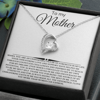 Load image into Gallery viewer, To My Mother Giftset with Forever Love Necklace and Heartfelt Card - Artistry Imprints
