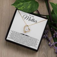 Load image into Gallery viewer, To My Mother Giftset with Forever Love Necklace and Heartfelt Card - Artistry Imprints
