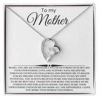 Load image into Gallery viewer, To My Mother Giftset with Forever Love Necklace and Heartfelt Card - Artistry Imprints
