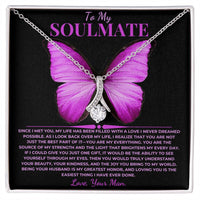 Load image into Gallery viewer, To My Soulmate Gift From With Alluring Beauty Necklace With Card - Artistry Imprints
